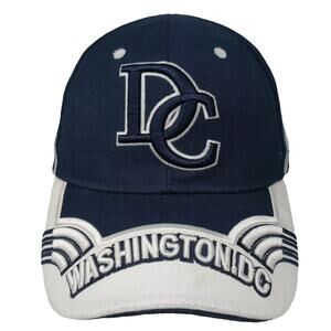 Triple Timber Baseball Cap Blue White Hat OS Strapback Washington DC Embroidered